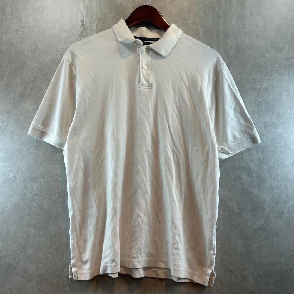 Arrow Men's White and Cream Polo-shirts